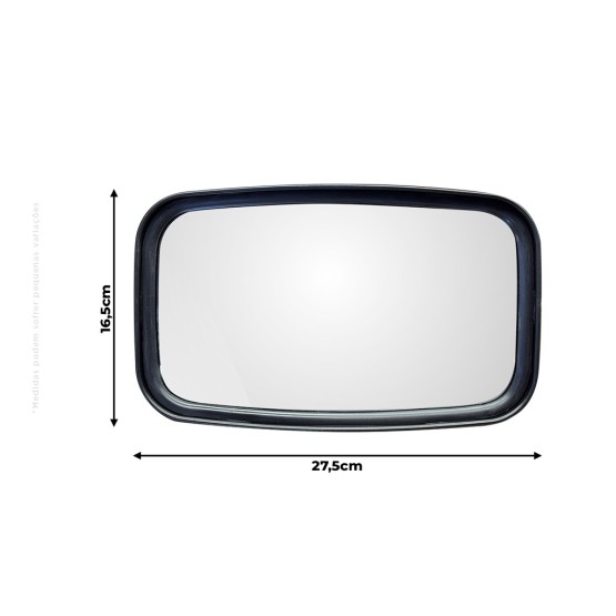 Espelho Retrovisor Universal Com Lente Aplicável Escavadeira Volvo - 14564772