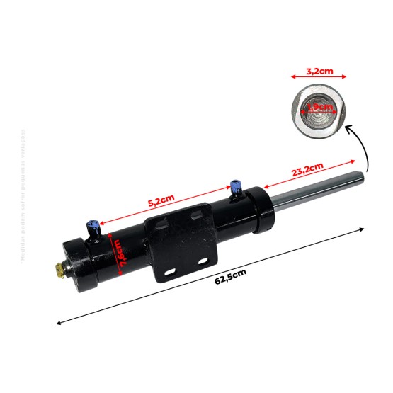 Cilindro Da Direção Aplicável Trator Valmet  - 158800