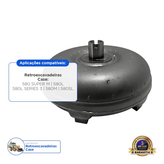 Conversor De Torque Aplicável Retroescavadeiras Case - 1995135C1