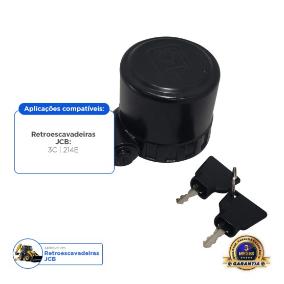Tampa Tanque Hidráulico Aplicável Jcb 214 3c - 32925421