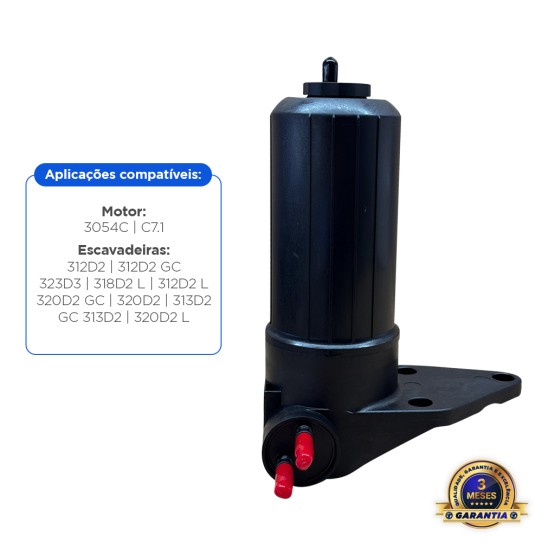 Bomba Combustivel Elétrica 24V Aplicável Escavadeiras Hyundai - 11Q456520