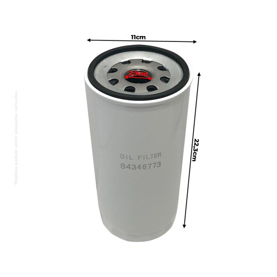 Filtro Óleo Hidráulico Motor Aplicável New Holland - 48028753