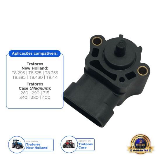 Sensor De Ângulo Aplicável Trator New Holland - 48078692