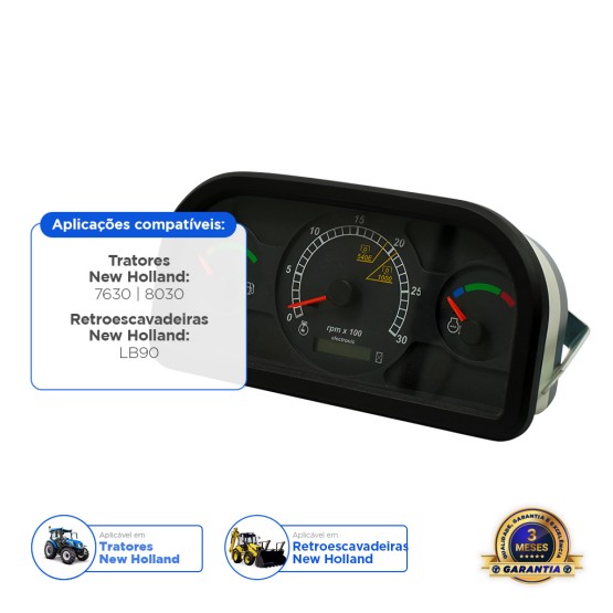 Painel Instrumentos Aplicável Trator New Holland - 51472660