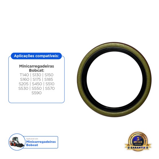 Retentor Do Eixo Da Roda Aplicável Bobcat - 6658228