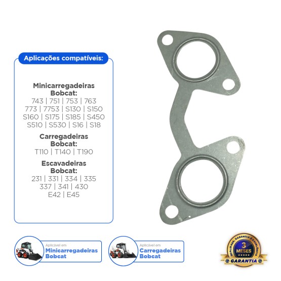 Junta Escape Frontal Aplicável Bobcat - 6666781