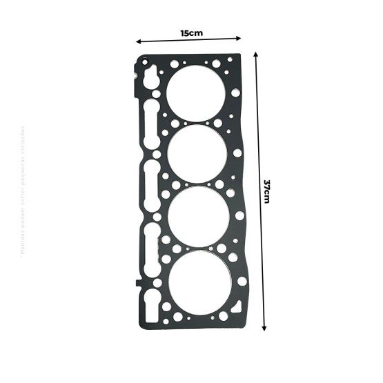 Junta Cabeçote Kubota V1505 Aplicável Bobcat S100 - 6691297