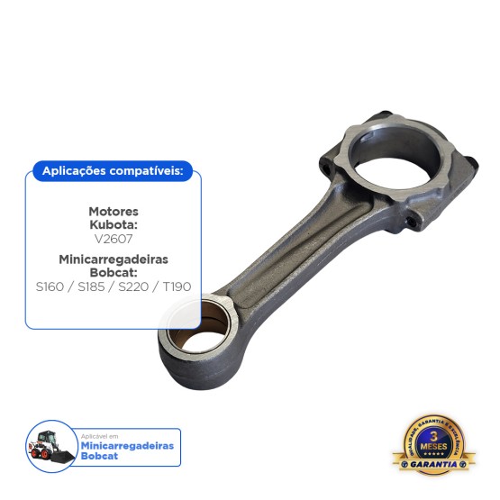 Biela Aplicável Motores Kubota Minicarregadeiras Bobcat - 7020997