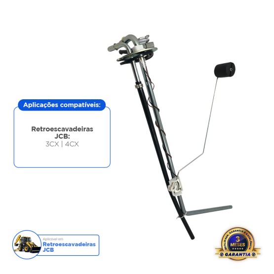 Sensor Boia Combustível Aplicável JCB - 704e4202
