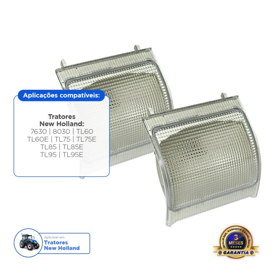 Par Lanternas Pisca Aplicável New Holland 8030 - 82992626
