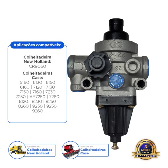 Válvula de Alivio da Pressão Aplicável New Holland - 84440618