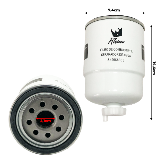 Filtro Combustível Aplicável Máquinas Case New Holland - 84993233