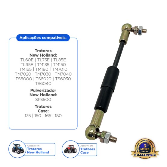 Amortecedor de Porta Aplicável New Holland - 87310727