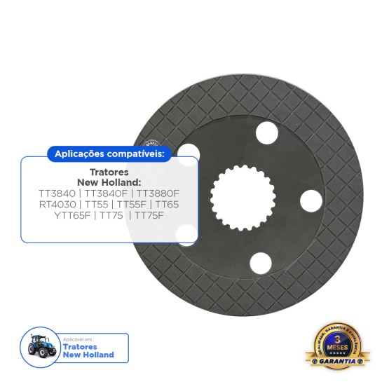 Disco De Freio Aplicável Trator New Holland - 47612876