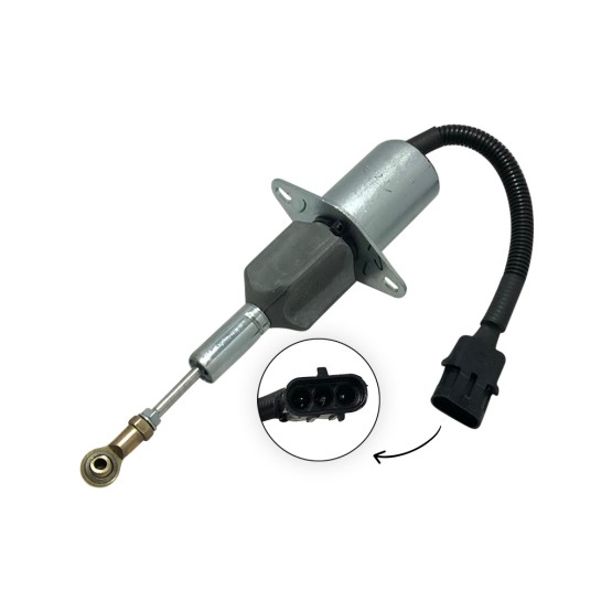 Solenoide De Parada 12v Aplicável Colheitadeira New Holland TC5090 - 87420950