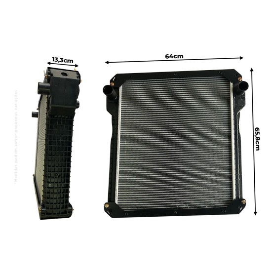 Radiador de Água Aplicável Retroescavadeira New Holland - 87576643