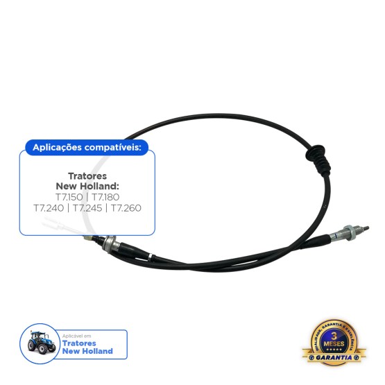 Cabo Comando Aplicável Tratores New Holland - 92154251