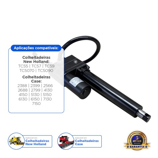 Atuador Peneira Nivelante Aplicável New Holland - 9510531