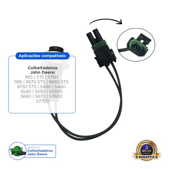 Sensor Velocidade Aplicável John Deere - AH116104