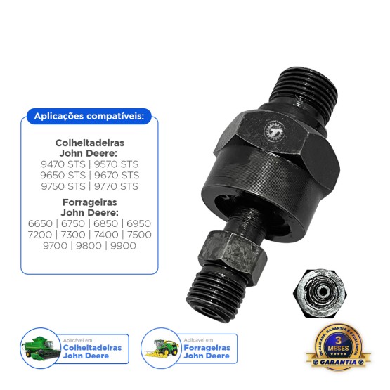 Conexão Rotativa União Aplicável John Deere - AH218190
