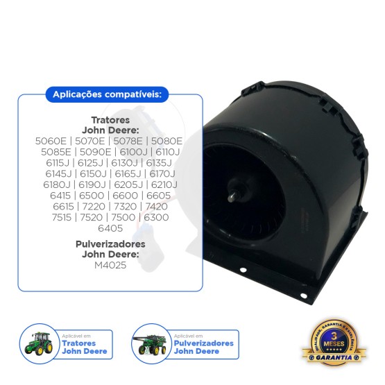 Motor Ventilador Aplicável Tratores John Deere 7220 - Al214942