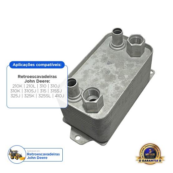 Resfriador De Óleo Aplicável Retroescavadeiras John Deere - AT349656
