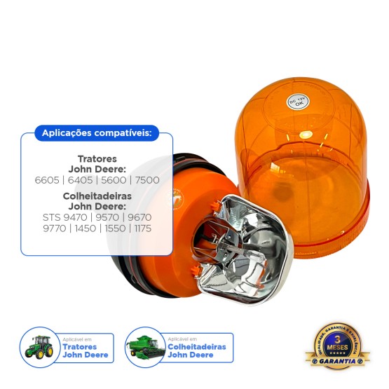 Giroflex Com Lâmpada Aplicável John Deere - AZ44705