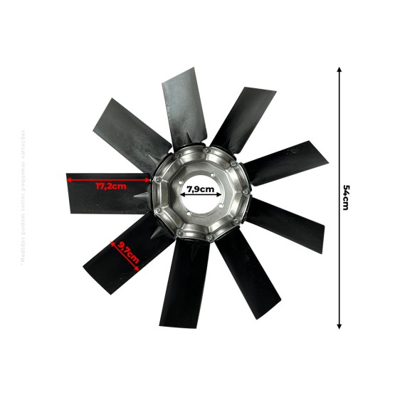 Hélice Ventoinha Radiador Aplicável John Deere -  L79028