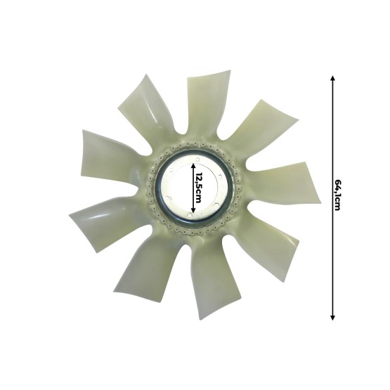 Hélice do Radiador Aplicável Trator John Deere - RE181921