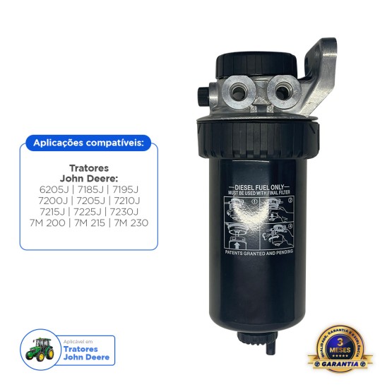 Filtro de Combustível Aplicável Tratores John Deere - RE525802