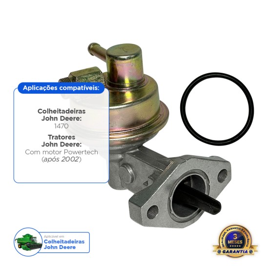 Bomba Alimentadora De Combustível Aplicável Colheitadeiras John Deere - RE535727