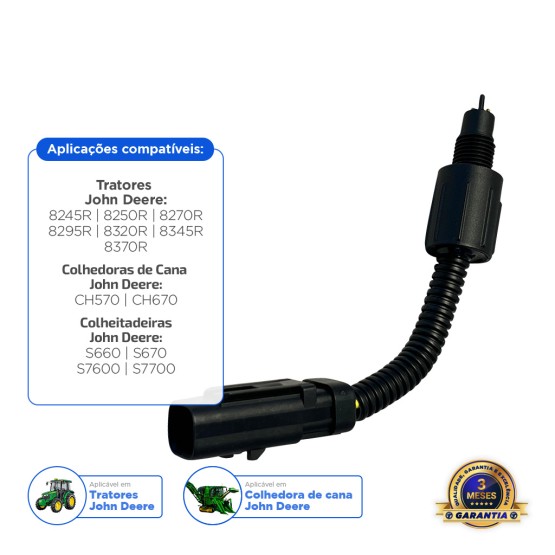 Sensor Água Combustível Aplicável John Deere - RE539872