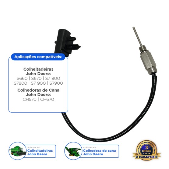 Sensor Temperatura Aplicável John Deere - RE540860