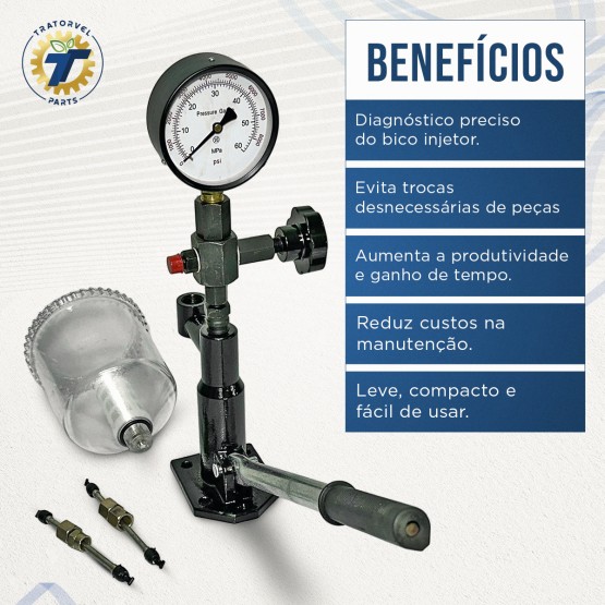 Teste De Bico Injetor Mecânico Diesel Calibrador - S90H S60H