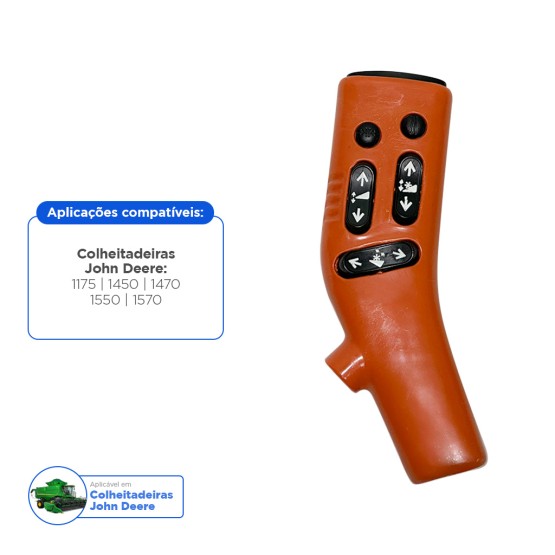 Kit Capa do Manche com Botões Aplicável Colheitadeira John Deere - DQ54190 / AZ52728