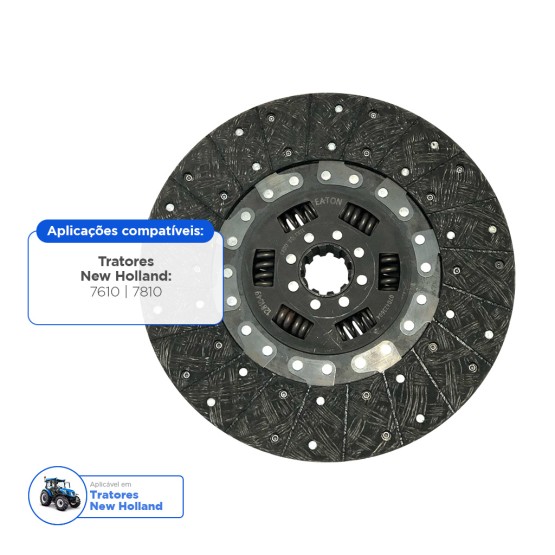 Disco Embreagem 13 Estrias Aplicável New Holland - E6NN7550AB