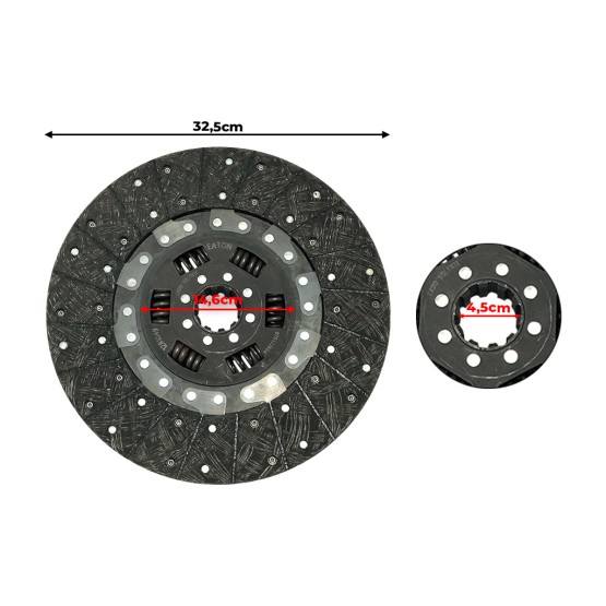 Disco Embreagem 13 Estrias Aplicável New Holland - E6NN7550AB