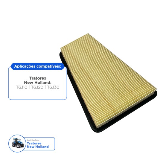 Filtro Ar Cabine Aplicável Tratores New Holland / Case - 84577445