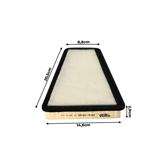 Filtro Ar Cabine Aplicável Tratores New Holland / Case - 84577445