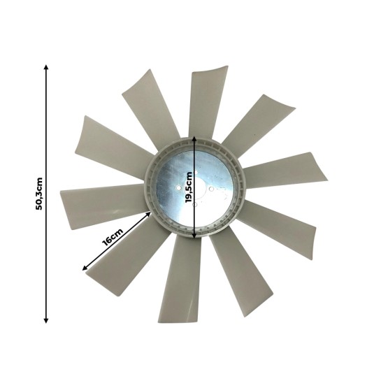 Hélice do Motor Aplicável Retroescavadeira JCB - 33901027