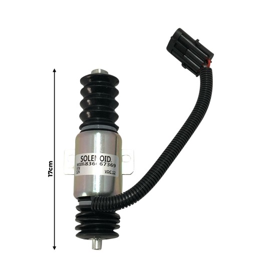 Solenoide De Parada 12v Aplicável Massey Ferguson - 836667369