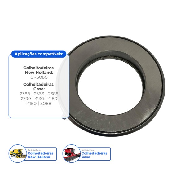 Rolamento De Esferas Aplicável Colheitadeiras Case New Holland - 87307506