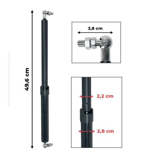 Amortecedor Da Tampa Traseira Aplicável Volvo - 11414538