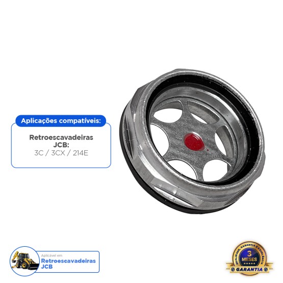Visor De Nível Do Óleo Aplicável Retroescavadeira JCB - 12308053