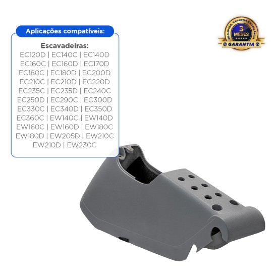 Moldura Do Console Do Painel Interno Lado Direito Aplicável Escavadeira - 14696737