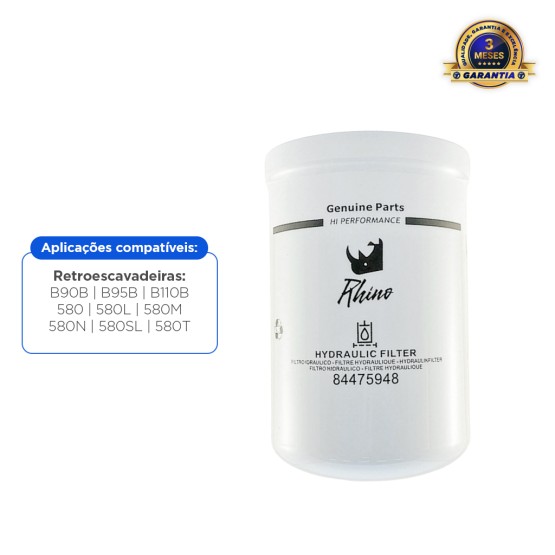 Filtro Óleo Transmissão Aplicável Retroescavadeira Case - 254686A2