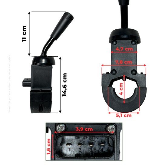 Alavanca De Transmissão Aplicável Retroescavadeiras Case - 278328a1