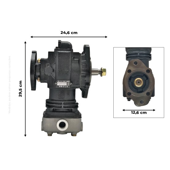Compressor De Ar Aplicável Motor Cummins - 3974548