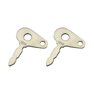 Kit 02 Chaves Ignição Aplicável Trator New Holland Case - 47725842