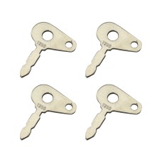 Kit 04 Chaves Ignição Aplicável Trator New Holland Case - 47725842